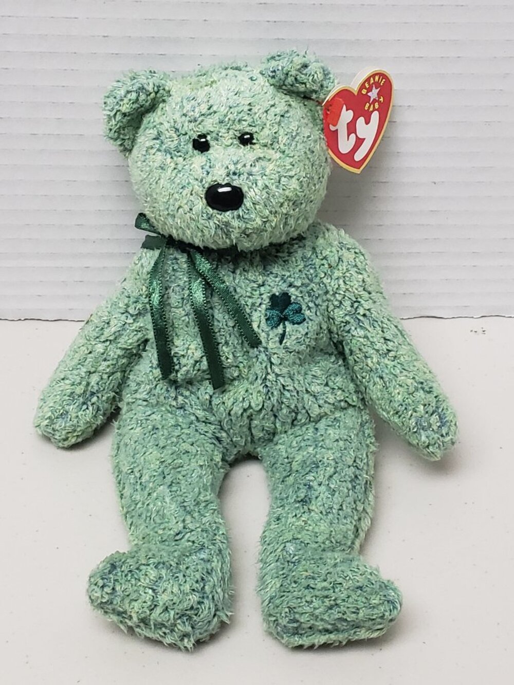 Ty Beanie Baby Shamrock The Bear